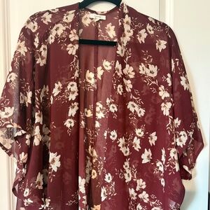 Maurices Floral Coverup Sz: One Size